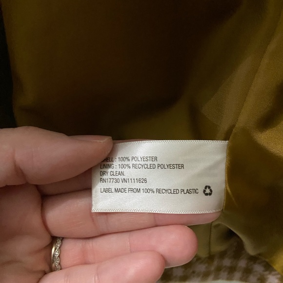 A New Day Target Pea Plaid Coat in Light Pink & Brown (M) - Picture 10 of 11